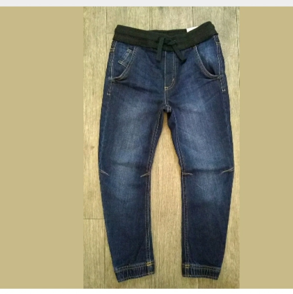 Zara Boys Collection Denim Jogger Pants Size 8